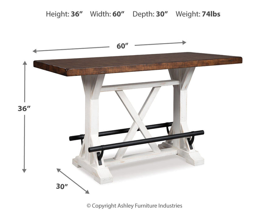 Ashley Express - Valebeck RECT Dining Room Counter Table