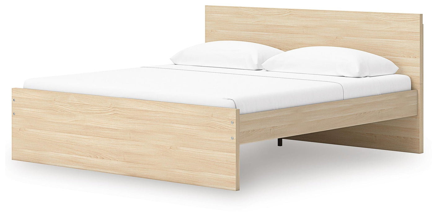 Ashley Express - Onita King Panel Platform Bed with 1 Side Storage