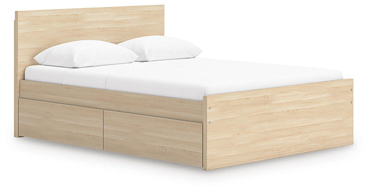 Ashley Express - Onita Full Panel Platform Bed with 2 Side Storage