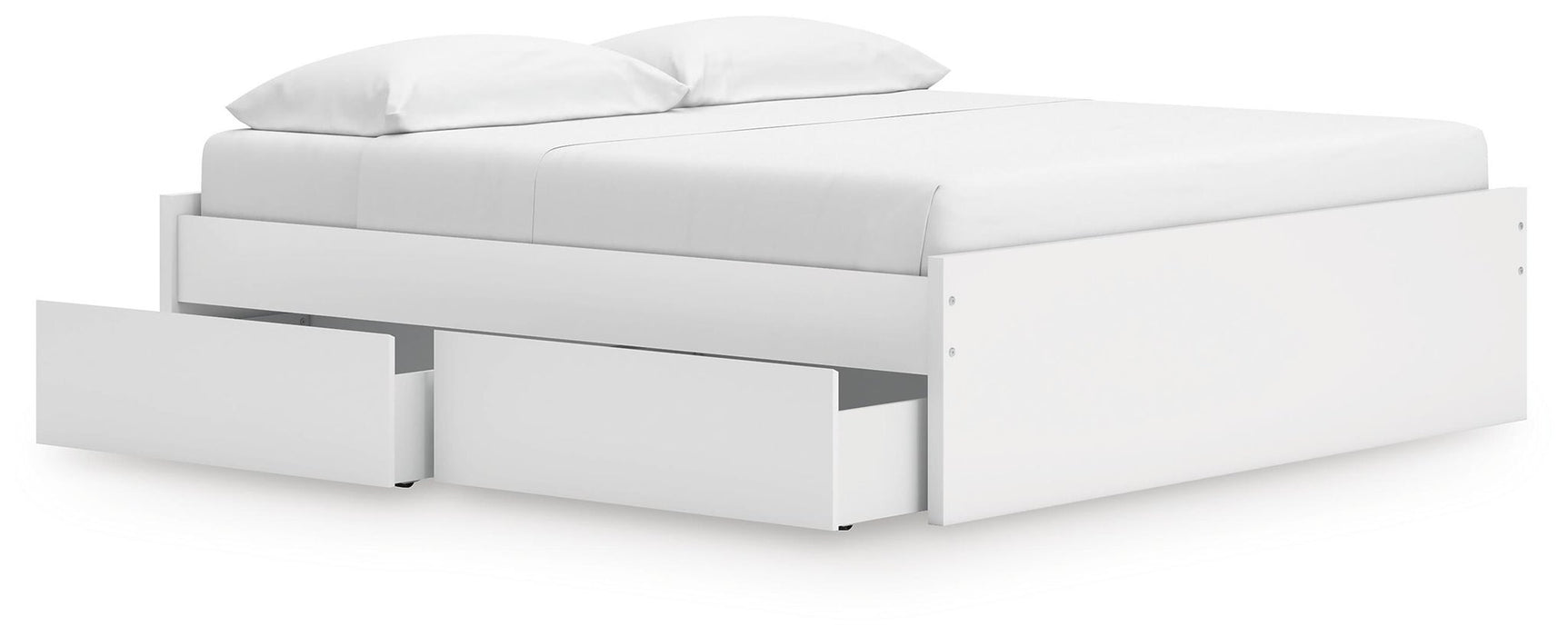 Ashley Express - Onita King Platform Bed with 1 Side Storage