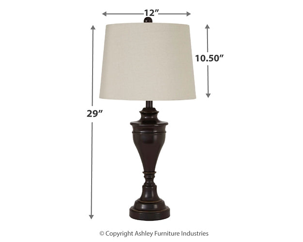 Ashley Express - Darlita Metal Table Lamp (2/CN)